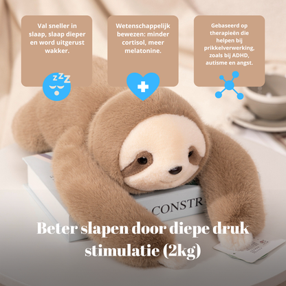 Knuffees Luiaard 2kg